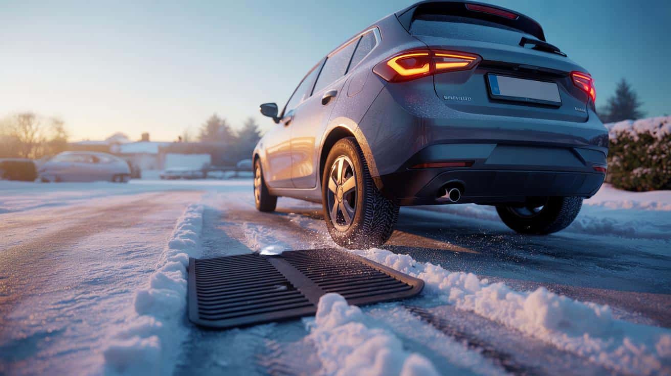 Im Schnee festgefahren? Wie eine einfache Fußmatte Sie in Minuten befreit