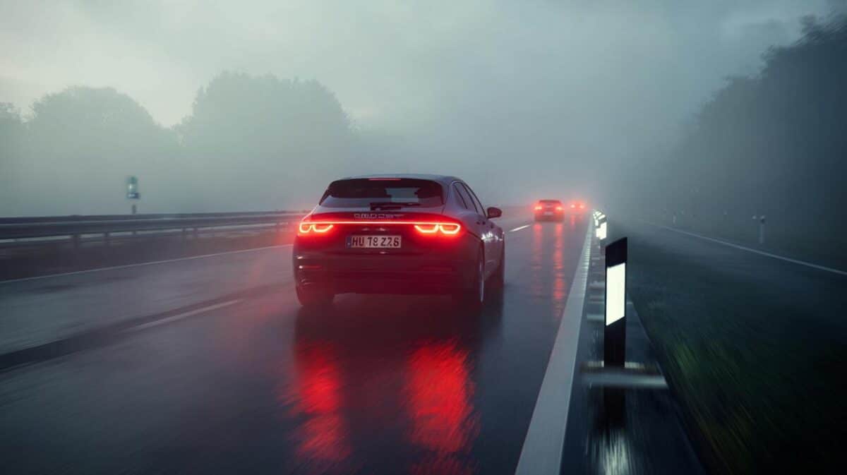 Nebelschlussleuchten-Irrtum: Den Geschwindigkeits-Fehler machen 90% aller Fahrer