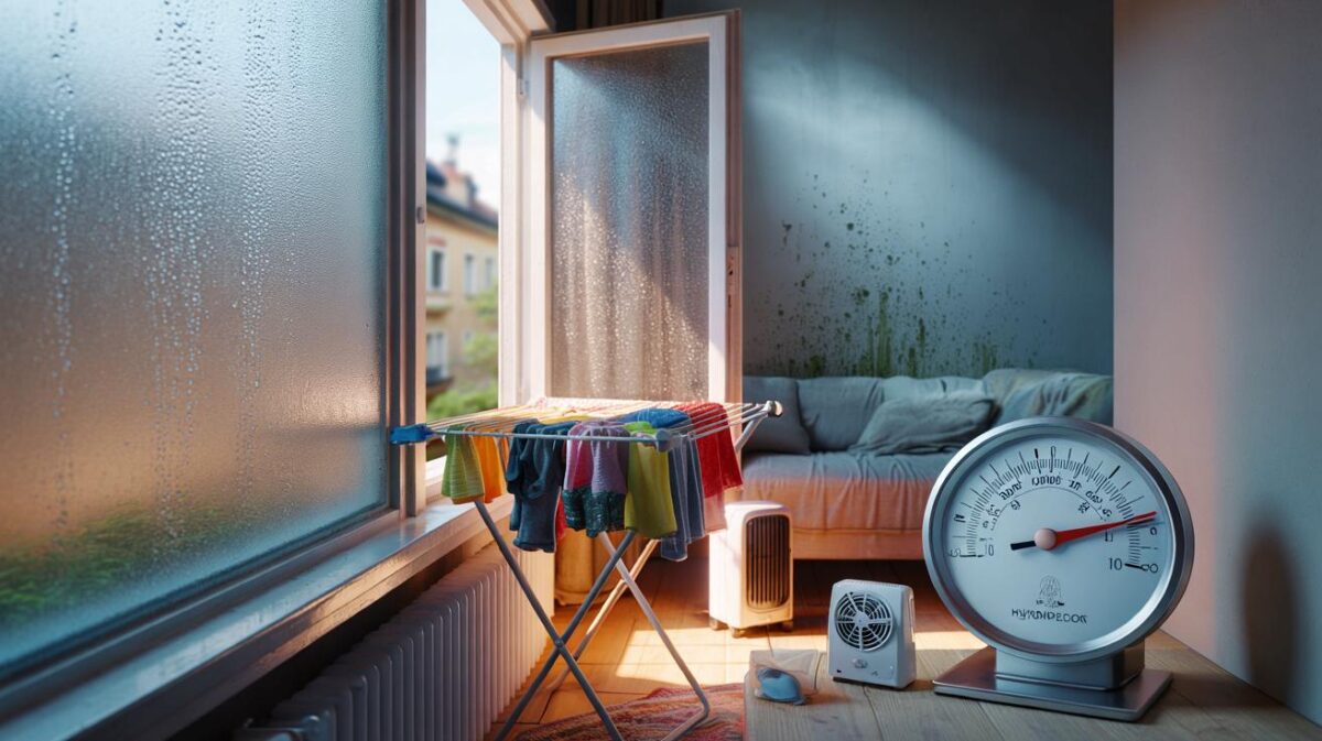Schimmel-Alarm: Ab diesem Feuchtigkeitswert wird Wäschetrocknen in der Wohnung gefährlich