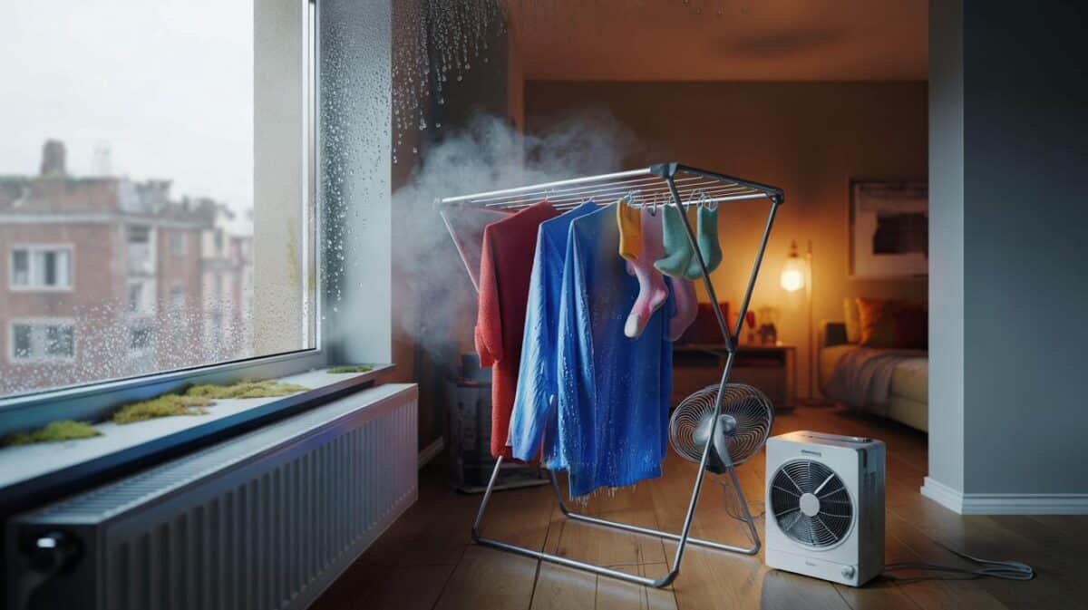 Wäschetrocknen im Zimmer: Die unsichtbare Sporen-Gefahr, die viele unterschätzen