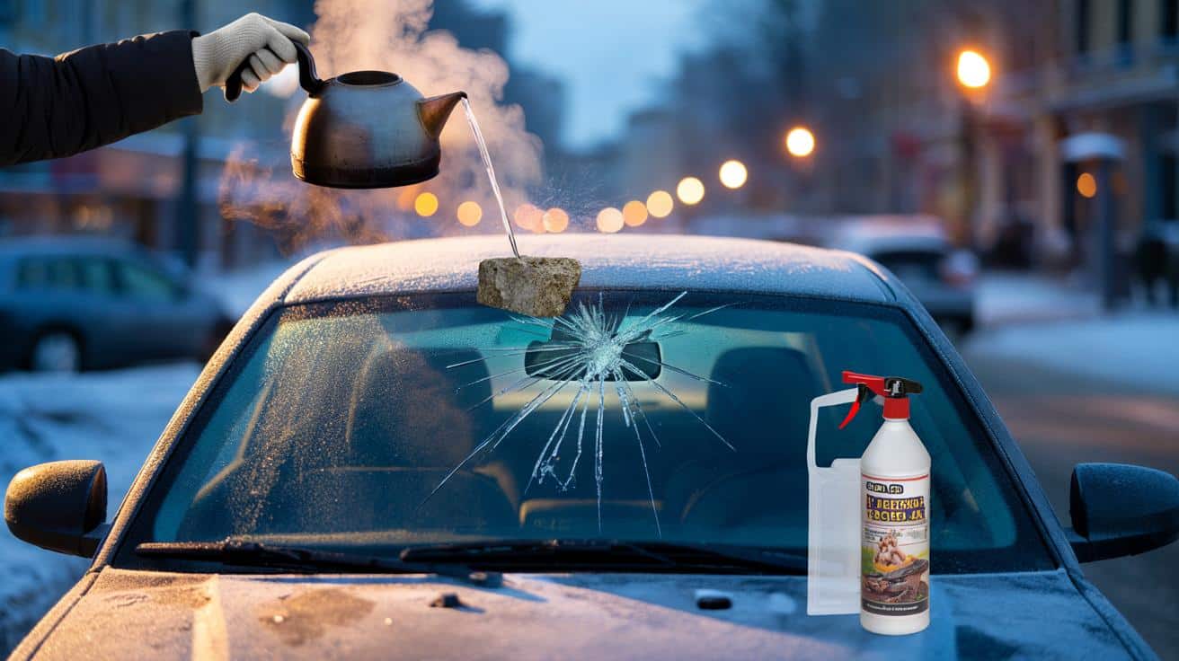Windschutzscheibe im Winter: Der Enteis-Trick, der sie zum Platzen bringen kann